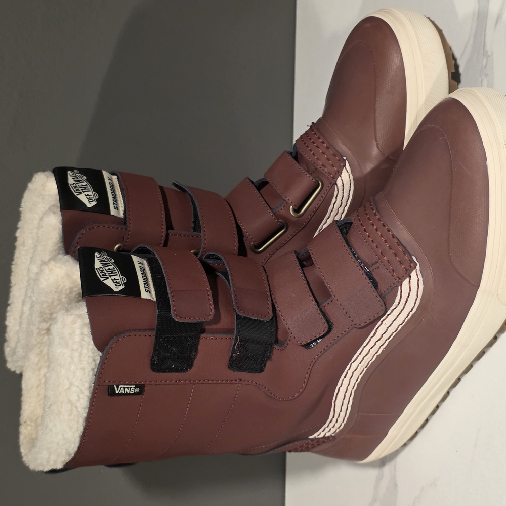 Vans Maroon Winter Boots